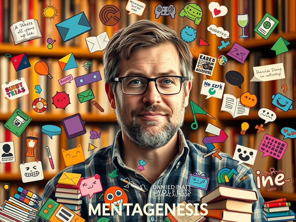 An image which illustrates the concept of being an "accidental author".