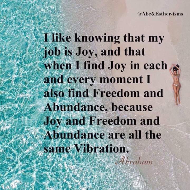 A meme that proclaims: "I like knowing that my job is joy."