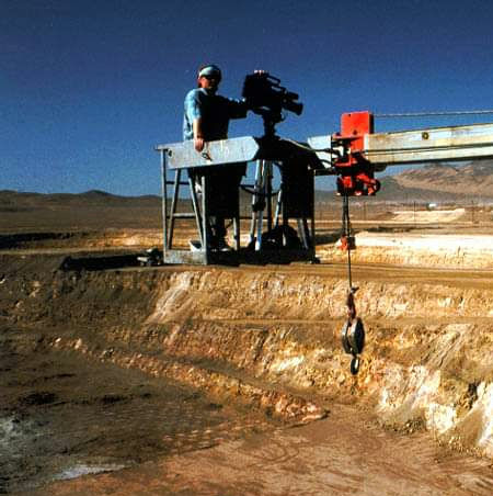 The Author, Daniel Wolfert with Camera Filming in Nevada.
