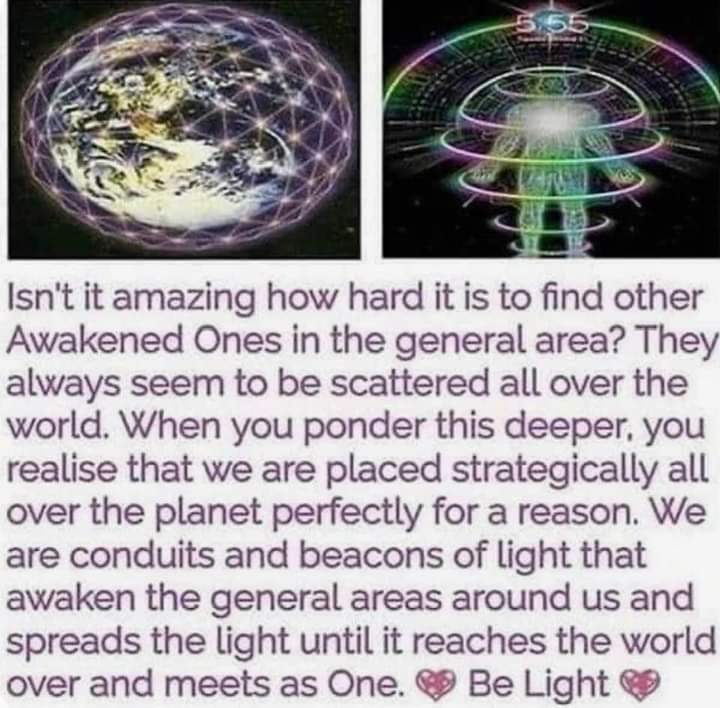 A meme about being a beacon of light where you are.