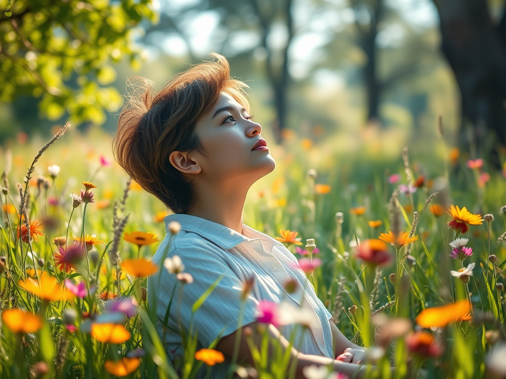 An image depicting connection through meditation.