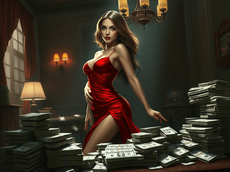 An image depicting sexual temptation and bribery.