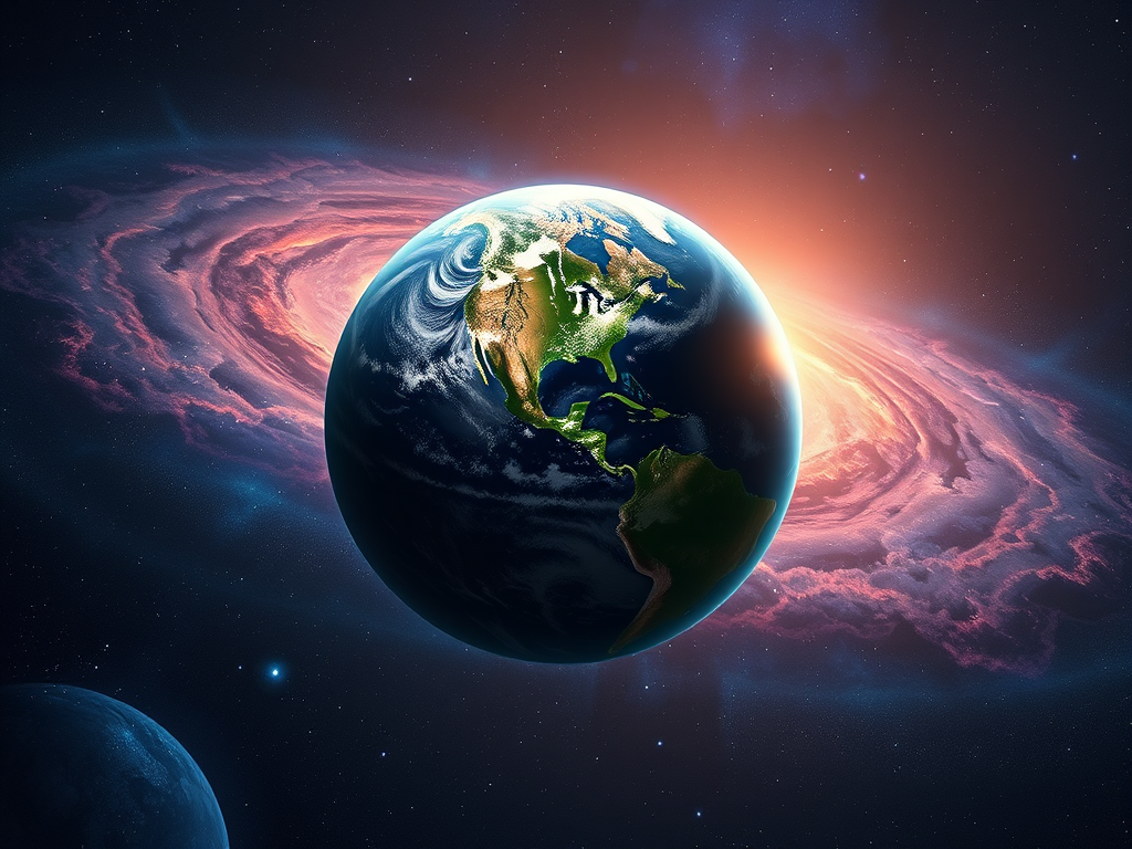 An image representing planet earth and the Galactic Federation.