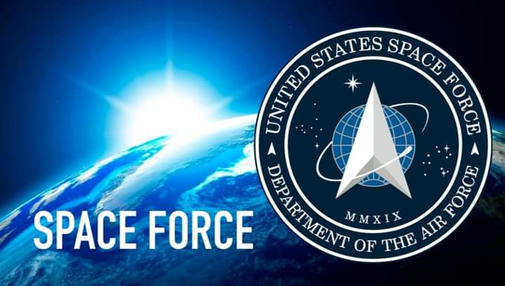 The official Space Force logo. 