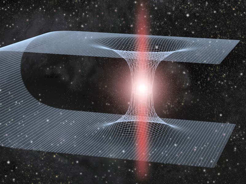 Artist's representation of a wormhole.
