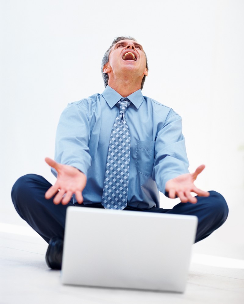 An image portraying the emotion of frustration.