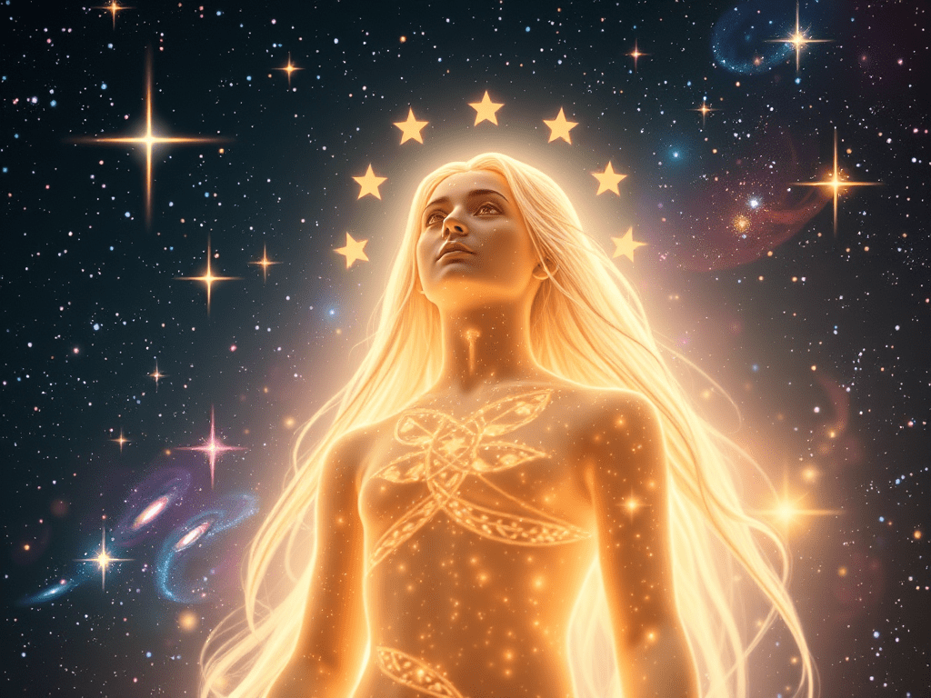 An image portraying a Starseed.