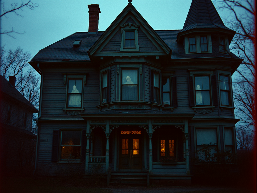 An image of a dark and foreboding old house.