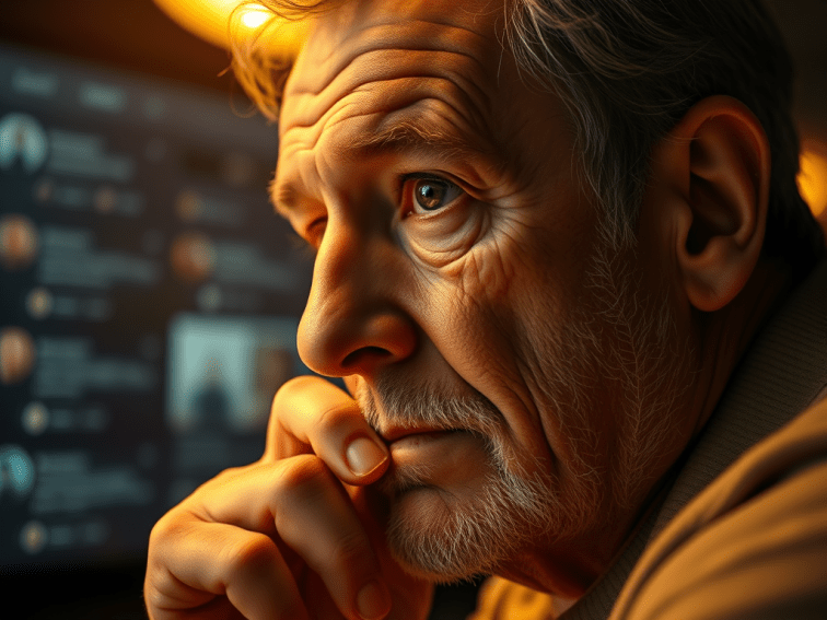 An image to illustrate an unhappy millionaire. 