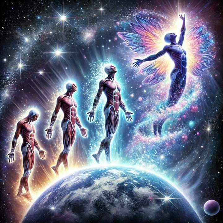 An image to illustrate the concept of spiritual ascension. 