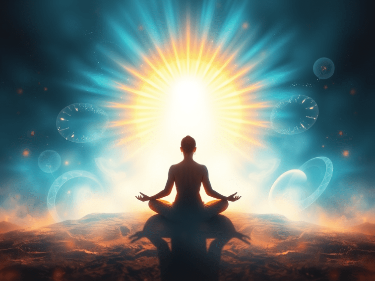 An image to illustrate a person whose vibration is rising.