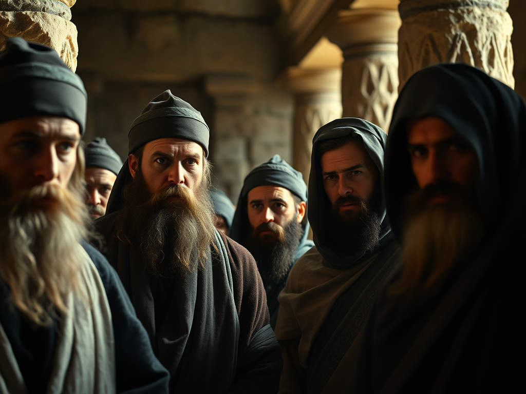 a depiction of Jewish Pharisees. 