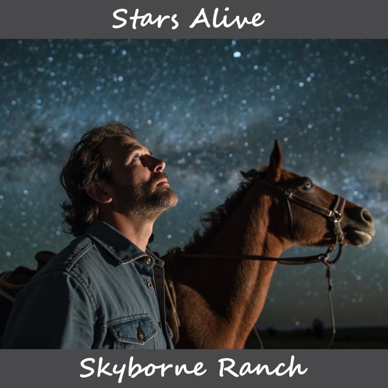 Stars Alive by Skyborne Ranch album cover.